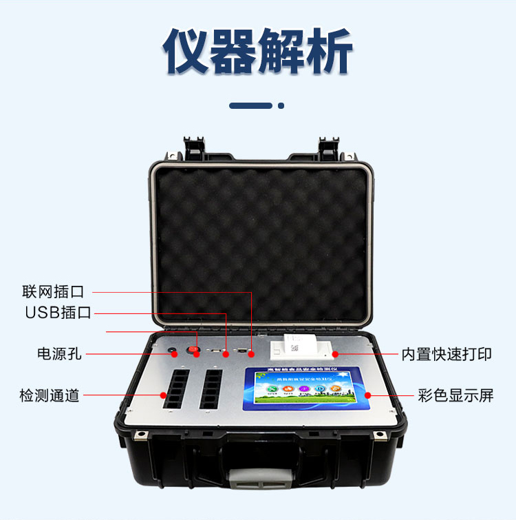 食品安全檢測儀可以檢測什么？